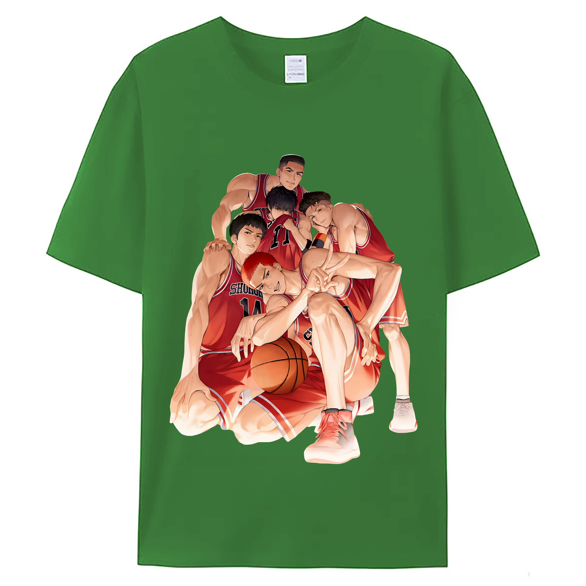 （画像用） SLAM DUNK／スラムダンク レディースカジュアルプリントTシャツ（綿100％）